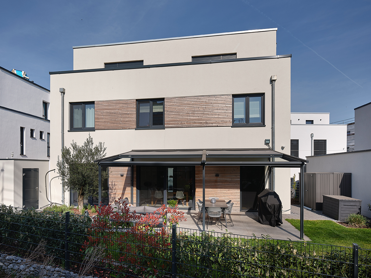 Haus mit Flachdach